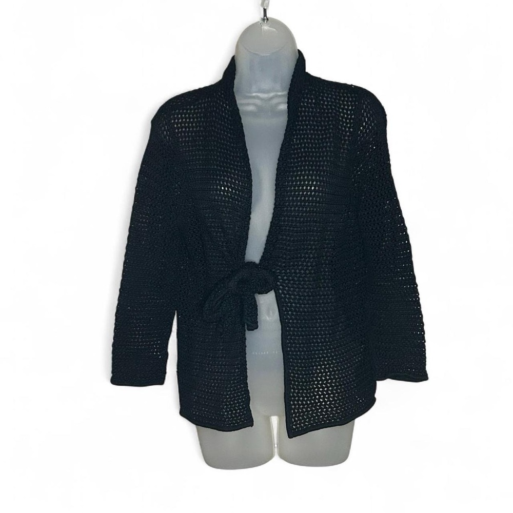 Jones New York Black Knit Cardigan